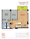 C two bedroom two bathroom